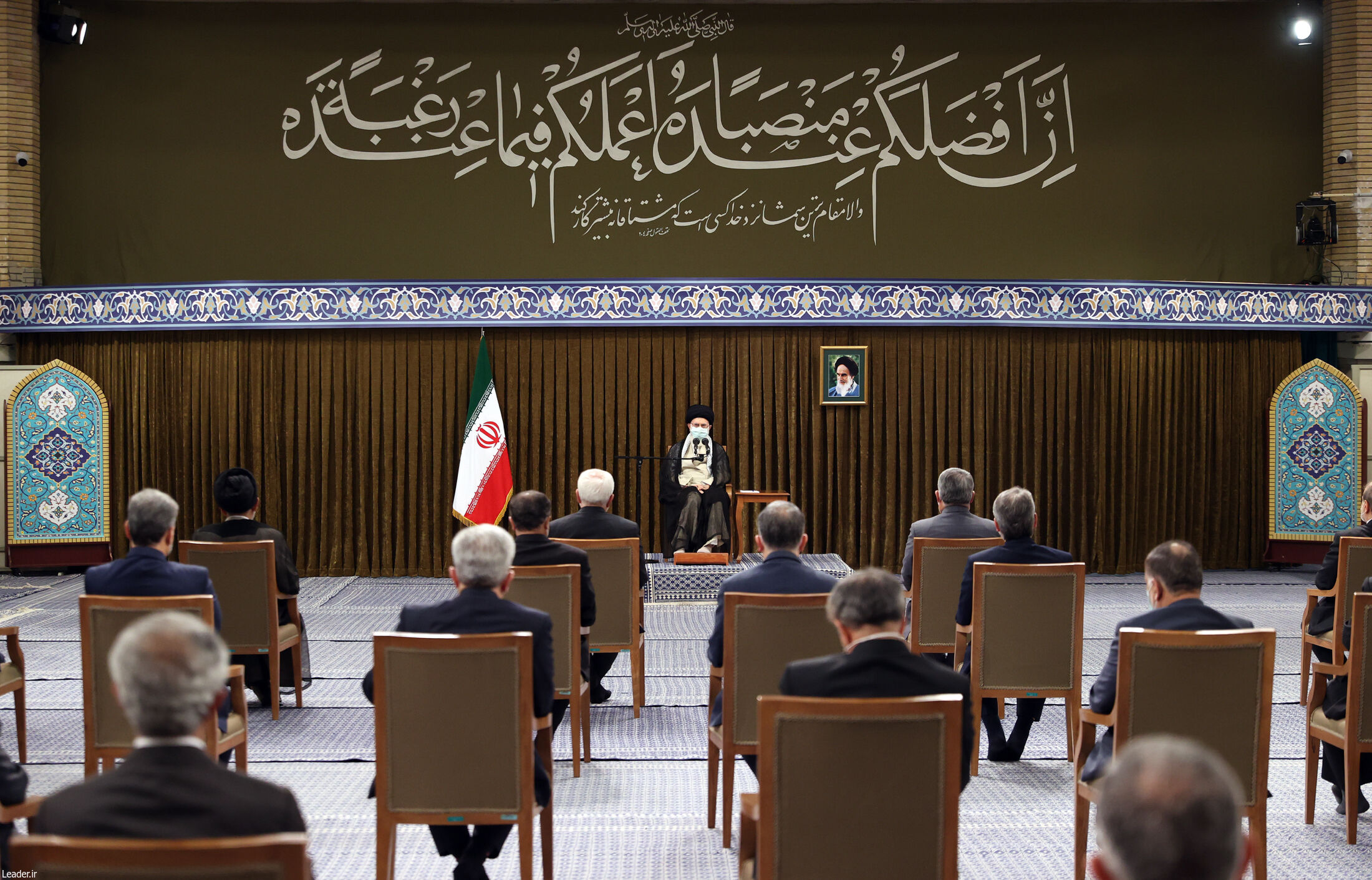 آخرین دیدار هیات دولت دوازدهم با رهبرانقلاب +عکس