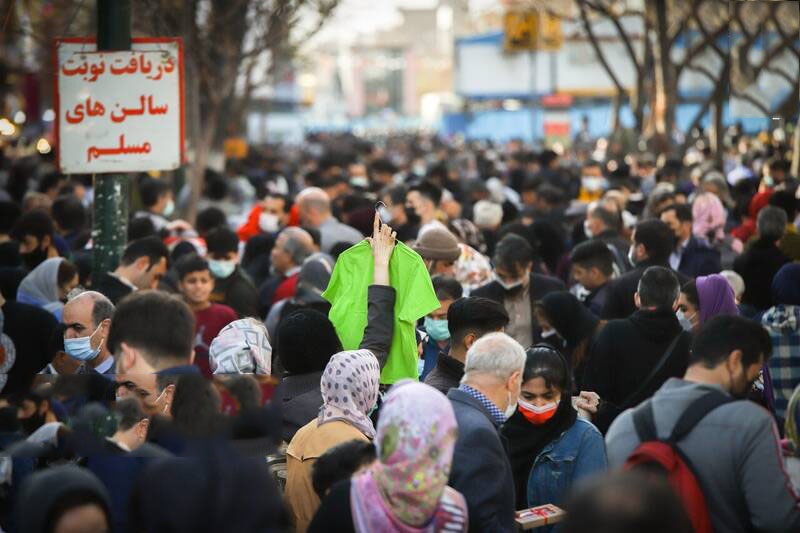 خرید عید در بازار تهران زیر سایه کرونا+عکس