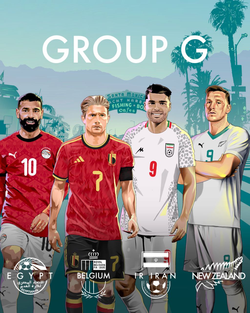 از پوستر گروه ایران در جام جهانی رونمایی شد