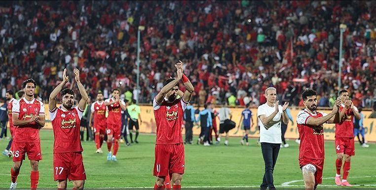 مراسم قهرمانی پرسپولیس در سوپرجام +عکس