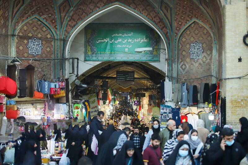 خرید عید در بازار تهران زیر سایه کرونا+عکس