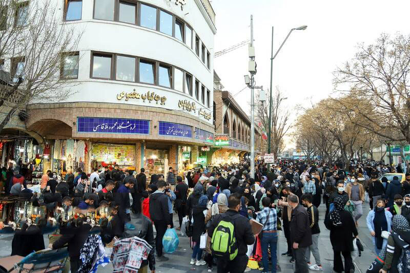خرید عید در بازار تهران زیر سایه کرونا+عکس