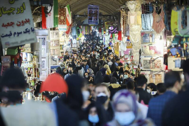 خرید عید در بازار تهران زیر سایه کرونا+عکس