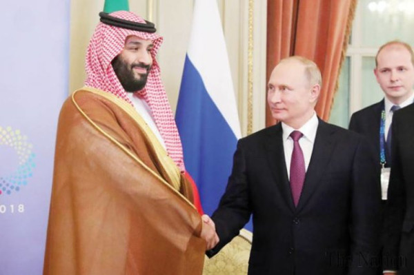 گفتگوی پوتین و بن سلمان درباره کاهش تولید نفت