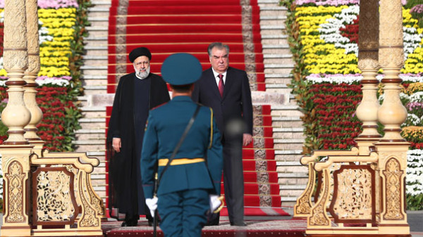 دیدار روسای جمهور ایران و تاجیکستان در شهر دوشنبه