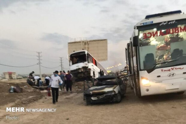  تصادف مرگبار بوشهر یک فوتی و 7 مصدوم داشت