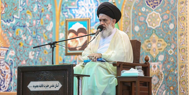 جشن غدیر در حرم حضرت معصومه (س) +تصاویر