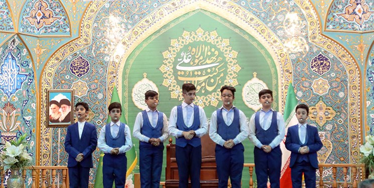 جشن غدیر در حرم حضرت معصومه (س) +تصاویر