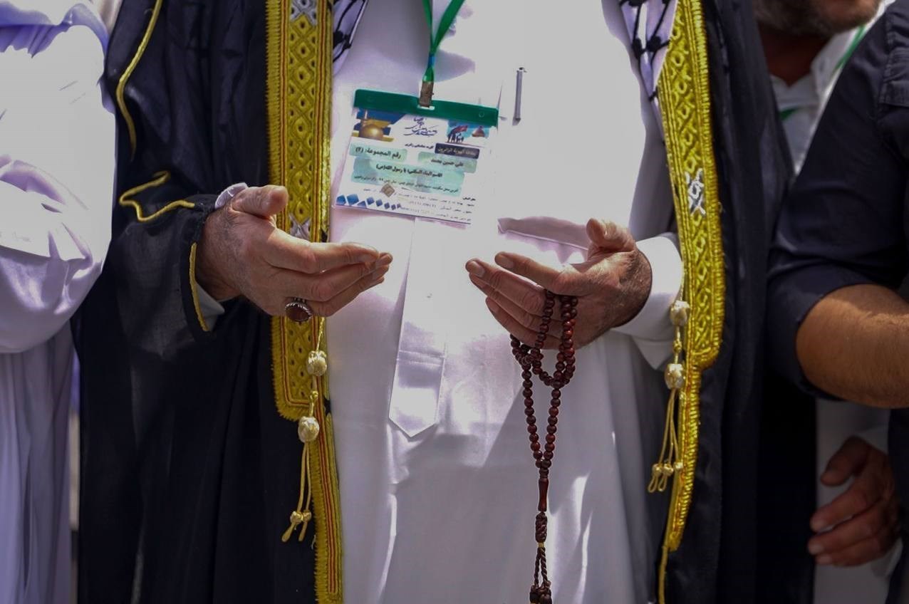 تشرف موکب‌داران عراقی به حرم امام رضا (ع)+تصاویر