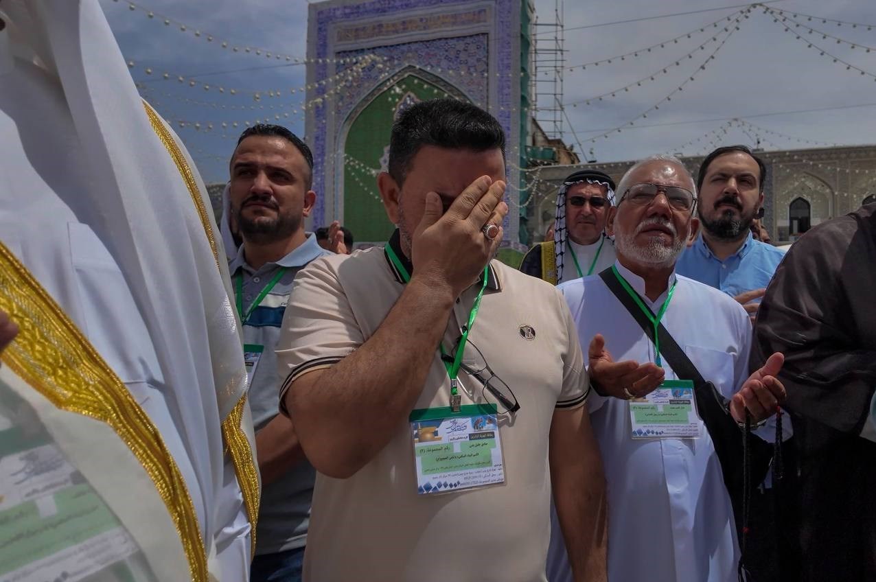 تشرف موکب‌داران عراقی به حرم امام رضا (ع)+تصاویر
