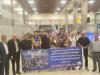 والیبالیست های قهرمان آذربایجان شرقی وارد تبریز شدند