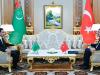 دیدار رئیس جمهور ترکمنستان با معاون رئیس جمهور ترکیه