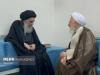 آیت الله جوادی آملی با آیت‌ الله  سیستانی در نجف اشرف دیدار کرد
