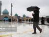 آسمان قم در نیمه شعبان بارانی می‌شود