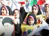 حضور مردم انقلابی خمین راهپیمایی ۱۳ آبان