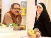 قاب دونفره از ستاره سادات قطبی و همسر مشهورش