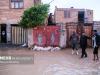 جاری شدن سیلاب در شهر سراب