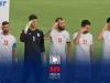 سلام نظامی ملی پوشان فوتبال ایران پیش از شروع دیدار مقابل هند