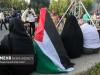 مردم گرگان در حمایت از مظلومین غزه راهپیمایی می کنند