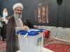 نماینده ولی فقیه در استان سمنان رای خود را به صندوق انداخت