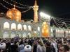 ارادتمندان امام رضا(ع) در شام ولادت گل نثار حضرت کردند