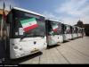 آسیب جزیی ۲ اتوبوس برقی شهرداری تهران در حادثه بندرعباس