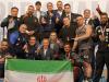 تیم ملی پرورش اندام ایران بر بام جهان ایستاد