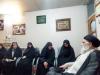 دیدار همسر «قالیباف» با آیت الله محمودی/سخنرانی در جمع اعضای ستاد