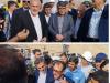بازدید وزیر نیرو از سد میمه در بخش مرکزی دهلران