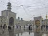 بارش باران پاییزی در حرم مطهر امام رضا(ع)
