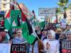 تظاهرات مردم مراکش در حمایت از غزه+ فیلم