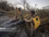 مهار آتش سوزی جنگل‌های خاییز بهبهان باتلاش بیش از ۳۰۰ نفر