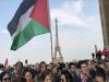 یک فواره در پاریس در حمایت از فلسطین به رنگ قرمز درآمد+فیلم