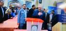 محمد باقر قالیباف رای خود را به صندوق انداخت
