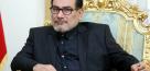 حضور علی شمخانی در مراسم وداع با شهدا