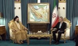 دیدار سید عمار حکیم با دبیر شورای عالی امنیت ملی