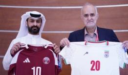 تیم ملی فوتبال ایران مقابل قطر سفید می‌پوشد
