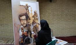 کارگاه «یاد یاران» روایت هنرمندانه از زندگانی شهید شاخص چهارمحالی