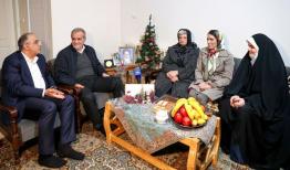 دیدار رئیس جمهور با خانواده شهید مسیحی
