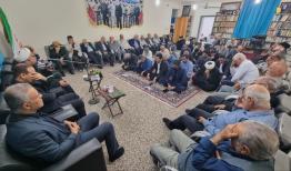 مراسم سوگواری شهادت حضرت فاطمه زهرا (س) در گناوه برگزار شد