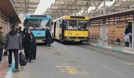 ناوگان اتوبوسرانی قم در آستانه نیمه شعبان رایگان شد