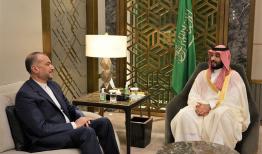 دیدار و رایزنی امیرعبداللهیان با بن سلمان در جده