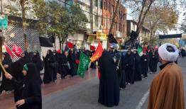 مراسم دسته روی سالروز شهادت حضرت فاطمه (س) در ساری