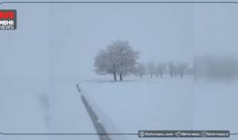 سفیدپوش شدن روستای نوروزآباد