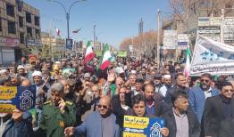 راهپیمایی روز قدس در شهرستان مرزی خواف