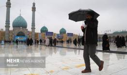 آسمان قم در نیمه شعبان بارانی می‌شود