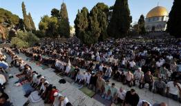 حضور ۸۰ هزار نفر در نماز عید قربان در مسجد الاقصی