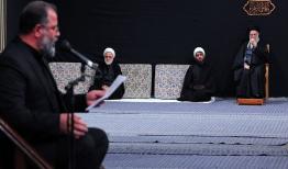 دومین شب مراسم عزاداری شهادت حضرت فاطمه(س) با حضور رهبر معظم انقلاب