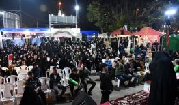 استقبال از یک شهید گمنام در خیمه فرهنگی تبلیغی حضرت مادر در رشت