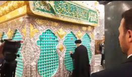 استقبال پرشور از رئیسی درحرم حضرت زینب(س) +فیلم